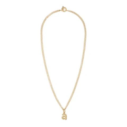 Roxanne Assoulin Puffy Initial Necklace