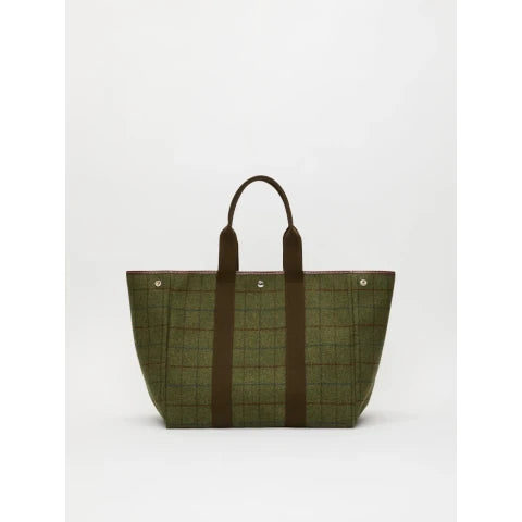 Rue De Verneuil Traversee L Tote in Hunting Tweed Khaki