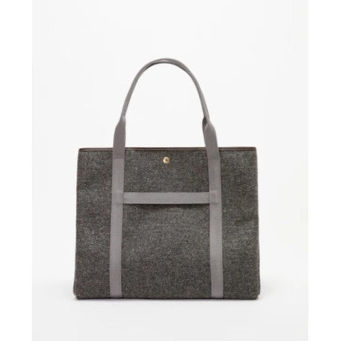 Rue De Verneuil Traversee L Tote in Whip Grey Flannel