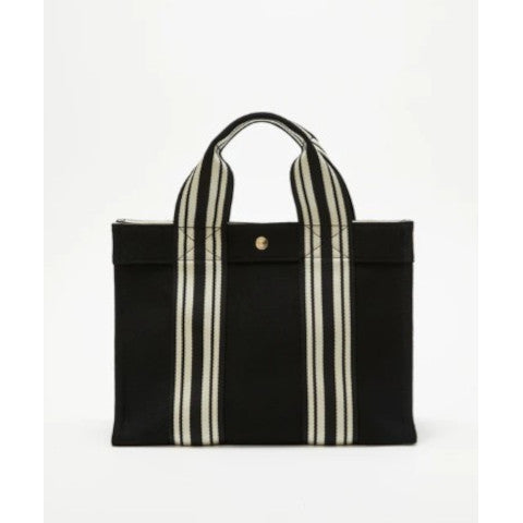 Rue de Verneuil Tote M in Equestrian Black Flannel