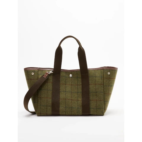 Rue De Verneuil Traversee M Tote in Hunting Tweed Khaki