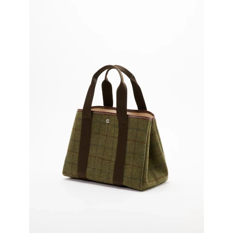 Rue De Verneuil Traversee M Tote in Hunting Tweed Khaki