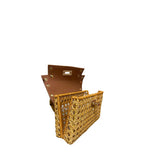 Serpui Eloah Om Wicker handbag with handle