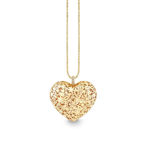 Sydney Evan XL Puffy Icon Wallpaper Heart Necklace
