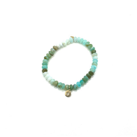 Sydney Evan Gold Starbust on Peruvian Opal Bracelet