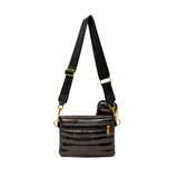 Think Royln Downtown Crossbody in Dark Mocha Patent