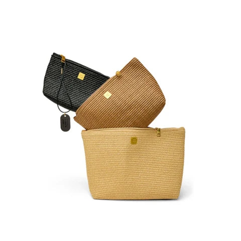 Think Royln Travel Trio in Raffia