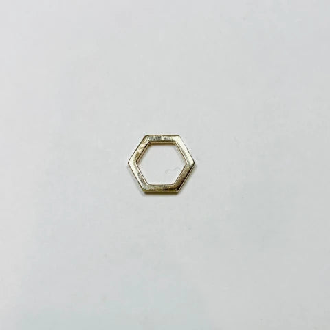 Theodosia Hexagon Gold Connector