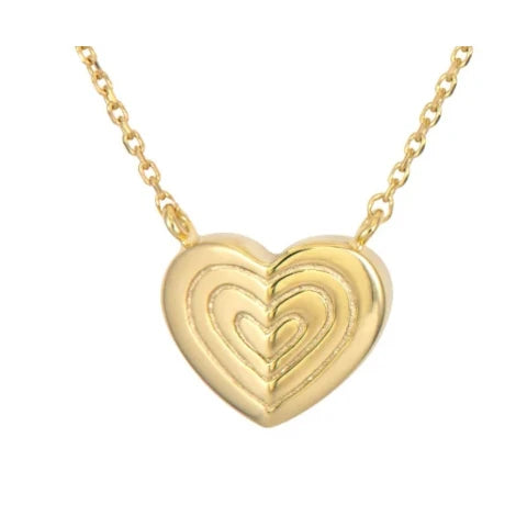 Small  Love Explosion Heart Necklace