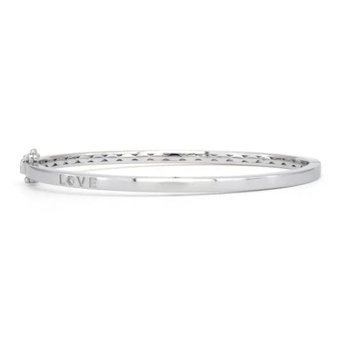 Three Stories Narrow Shooting Star Love Bangle