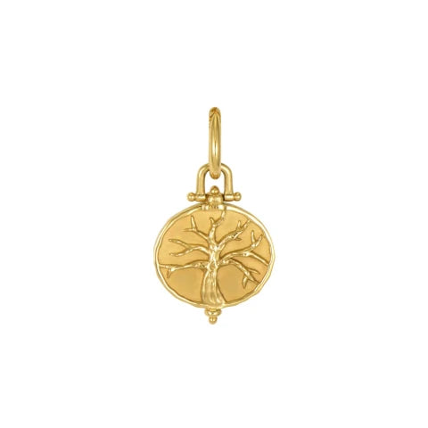 Three Stories Engraved Tree of Life Pendant