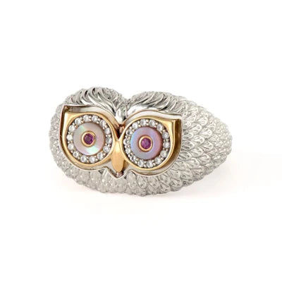 Three Stories Owl Ring