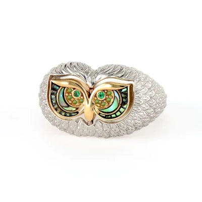 Three Stories Owl Ring