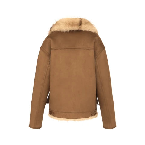 Urbancode Reversible Bonded Zip Chinchilla Jacket