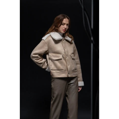 Urbancode Short Reversible Button Down Jacket