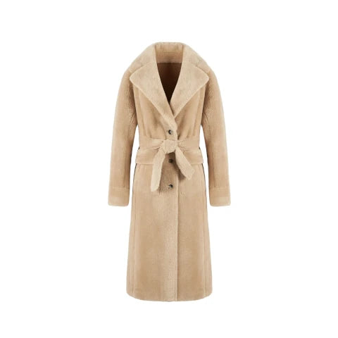 Urbancode Reversible Teddy Coat in Camel/Cream