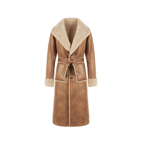 Urbancode Reversible Teddy Coat in Camel/Cream