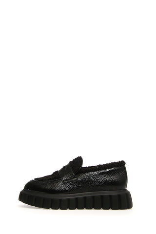 Voile Blanche Grenelle Black Patent Loafer