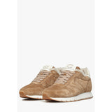 Voile Blanche Julia Fur Suede Sneaker in Brown