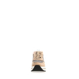 Voile Blanche Maran Fur Nubuck Platform Grey and Tan Sneaker
