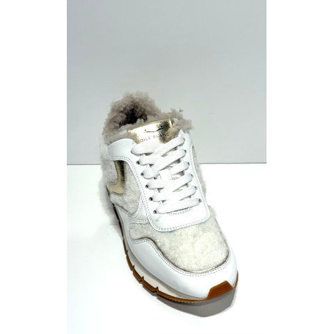 Voile Blanche Julia Sneaker in White Patent