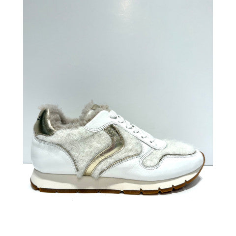Voile Blanche Julia Sneaker in White Patent