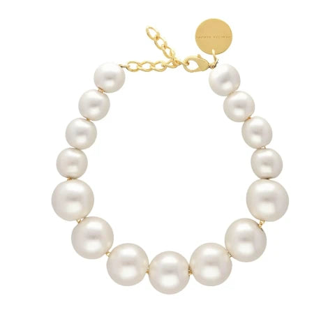 Vanessa Baroni Large Graduated Pearl Necklace