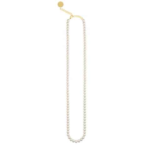 Vanessa Baroni Long Pearl Necklace