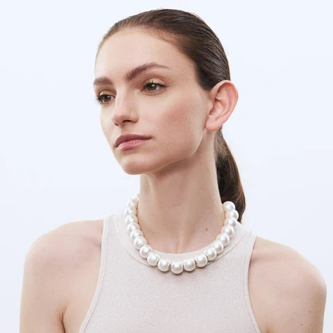 Vanessa Baroni Small Pearl Beads Necklace