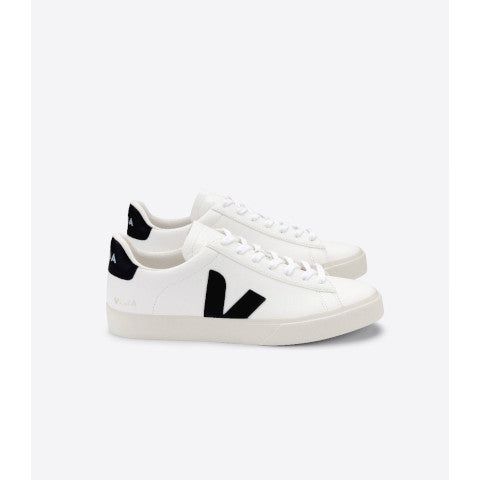 Veja Campo White with Black V Sneaker