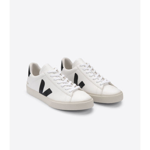 Veja Campo White with Black V Sneaker