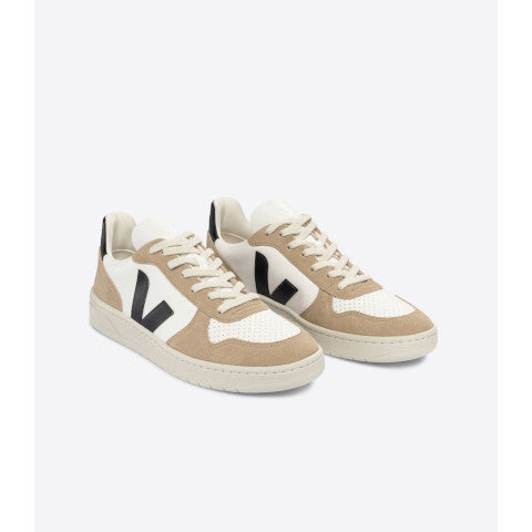 Veja V-10 White-Black-Sahara Sneaker