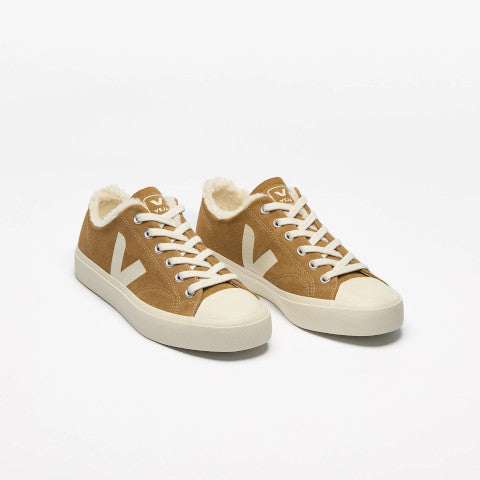 Veja Wata II Sneaker in Winter Suede and Faux Fur