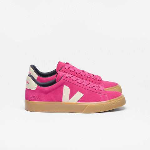 Veja Campo Sneaker in Bold Pink Suede