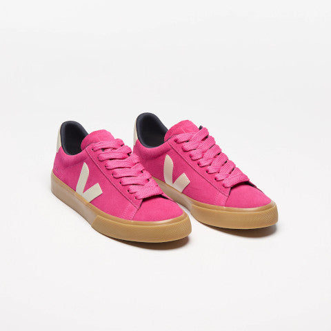 Veja Campo Sneaker in Bold Pink Suede
