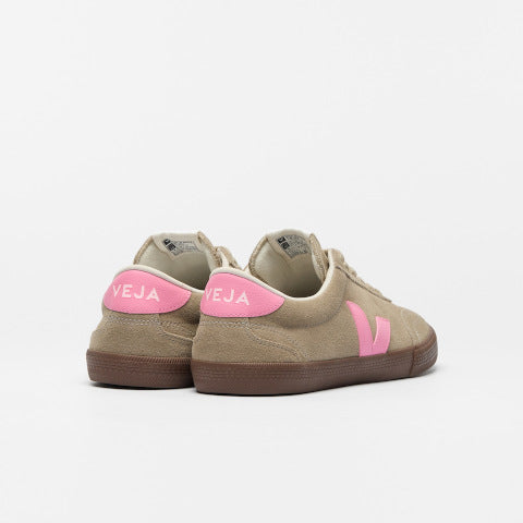 Veja Volley Suede in Taupe Malibu Bark