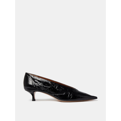 Le Monde Beryl Babouche Kitten Heel Black