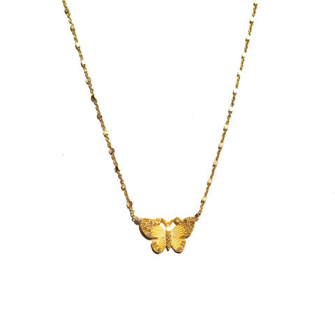Paula Rosen Baby Butterfly Necklace