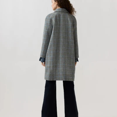 Ann Mashburn Balmacaan Coat Tweed