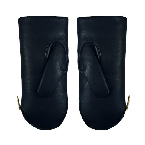 Aristide Sherpa Lined Leather Mittens