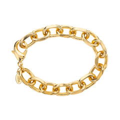 Janis Savitt Gold Small Oval Chain Bracelet