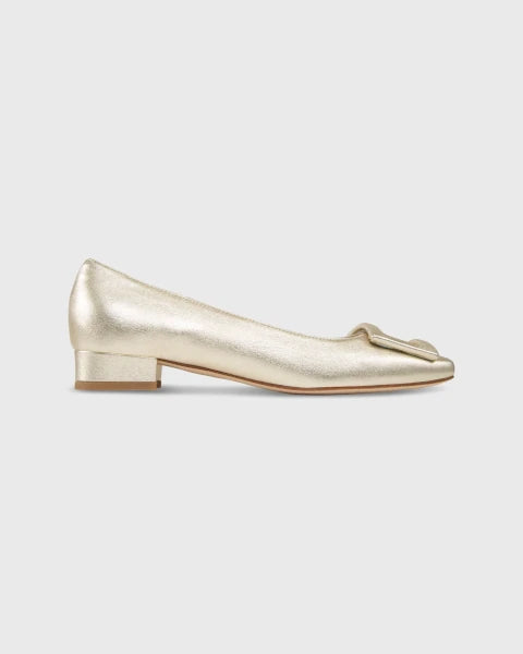 Ann Mashburn Platino Shine Buckle Shoe