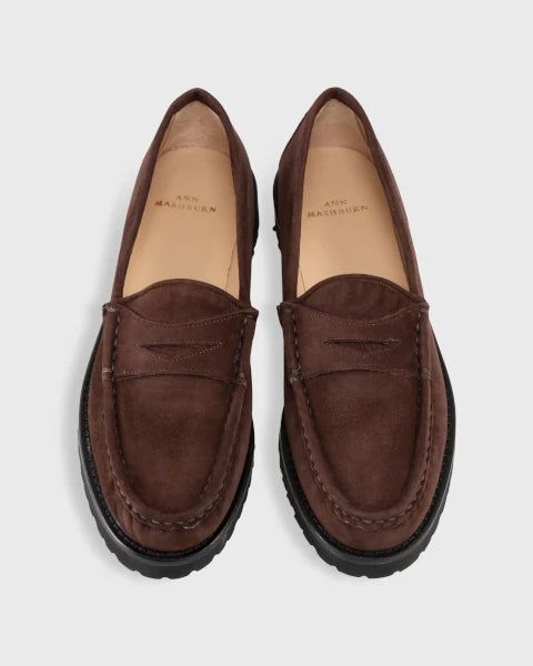 Ann Mashburn Brown Suede Loafer