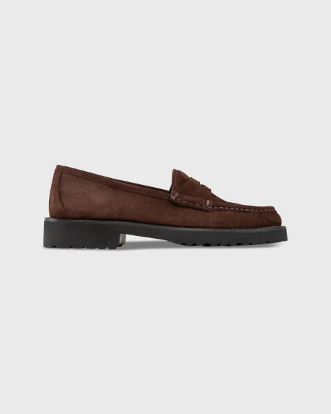 Ann Mashburn Brown Suede Loafer