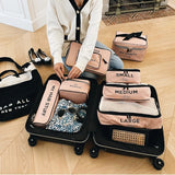 Bag-All 3 Piece Packing Cubes Blush