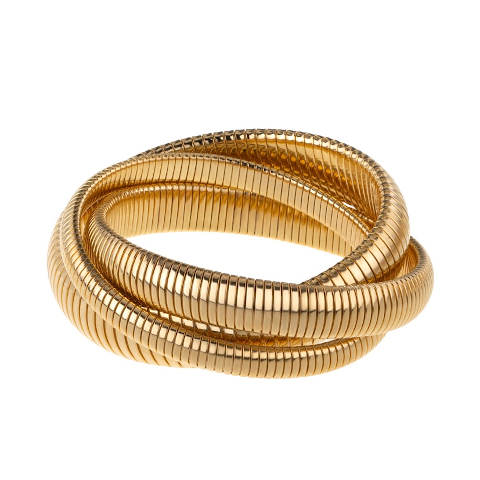 Janis Savitt BR576G gold cobra bracelet Pumpz