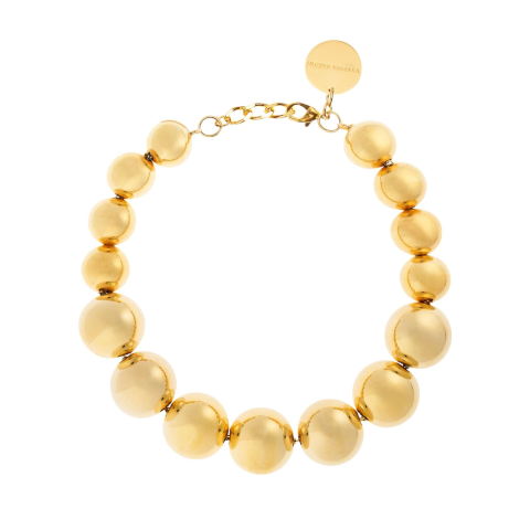 Vanessa Baroni Gold Beads Necklace
