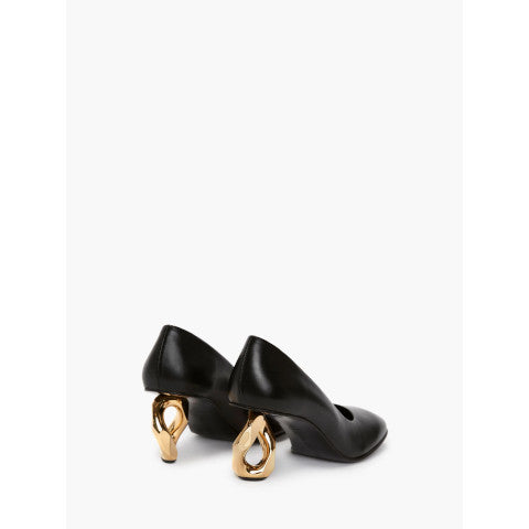 JW Anderson Chain Heel Leather Pumps