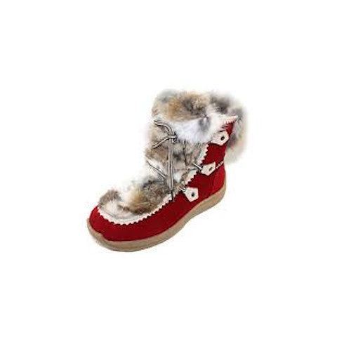 Pajar Suzie Red Fur Boot
